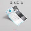 Word دانلود فرم خام رزومه کاری PSD