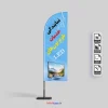 طرح لایه باز پرچم ساحلی برای نمایندگی تعمیر تلویزیون LED